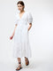Cambria Cotton Broderie Midi Dress