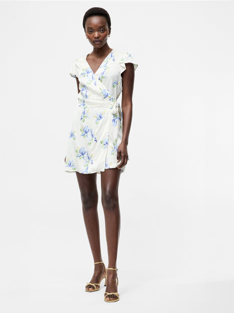 Ennis Vivian Eco Satin Wrap Dress