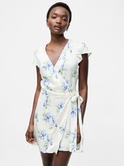 Ennis Vivian Eco Satin Wrap Dress