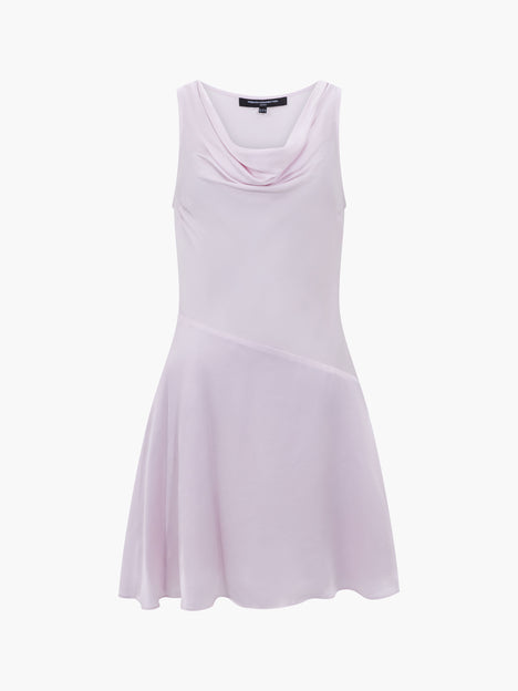 Oona Satin Asymmetrical Mini Dress