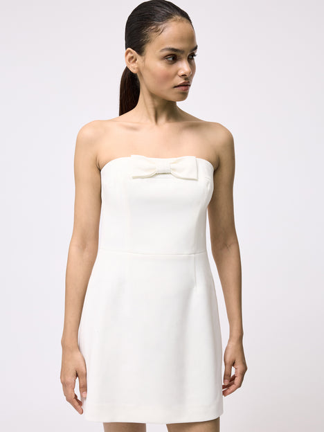 Whisper Bow Mini Dress