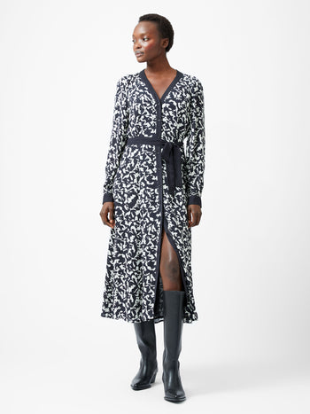 Kelly Almere Crepe Midi Dress