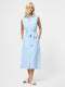 Era Poplin Sleeveless Belted Midaxi Dress