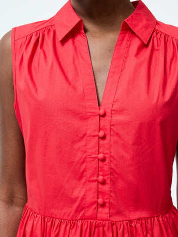 Sleeveless Smock Dress