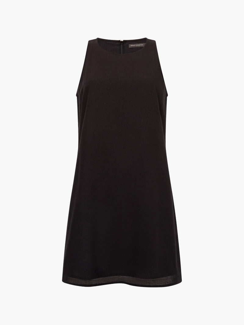 Linen Mix Shift Dress