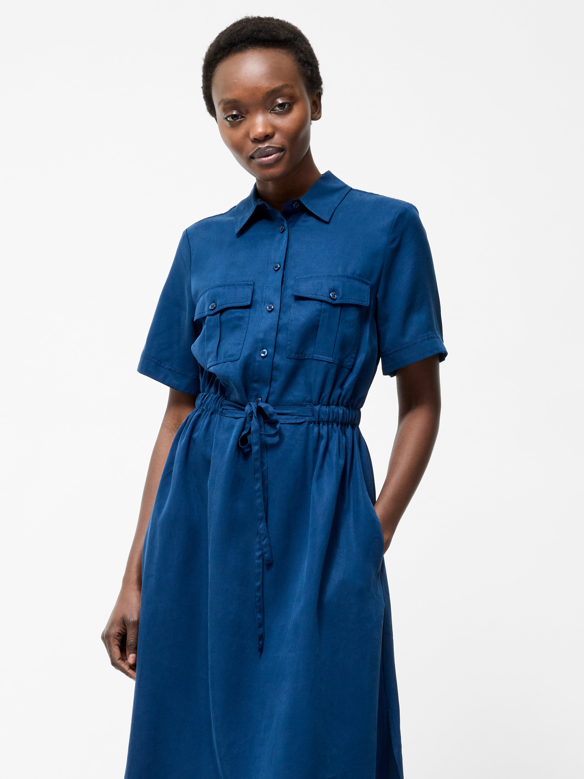 Pocket Shirt Dress
