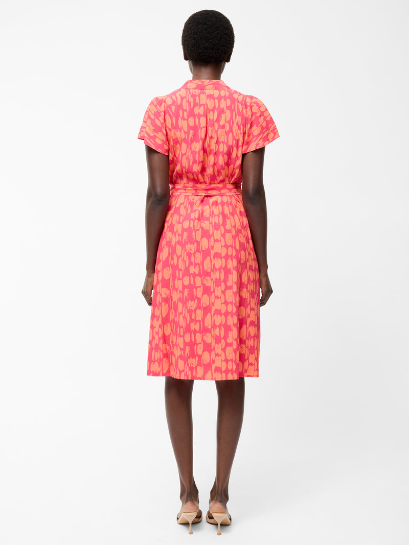Islanna V Neck Tie Midi Dress