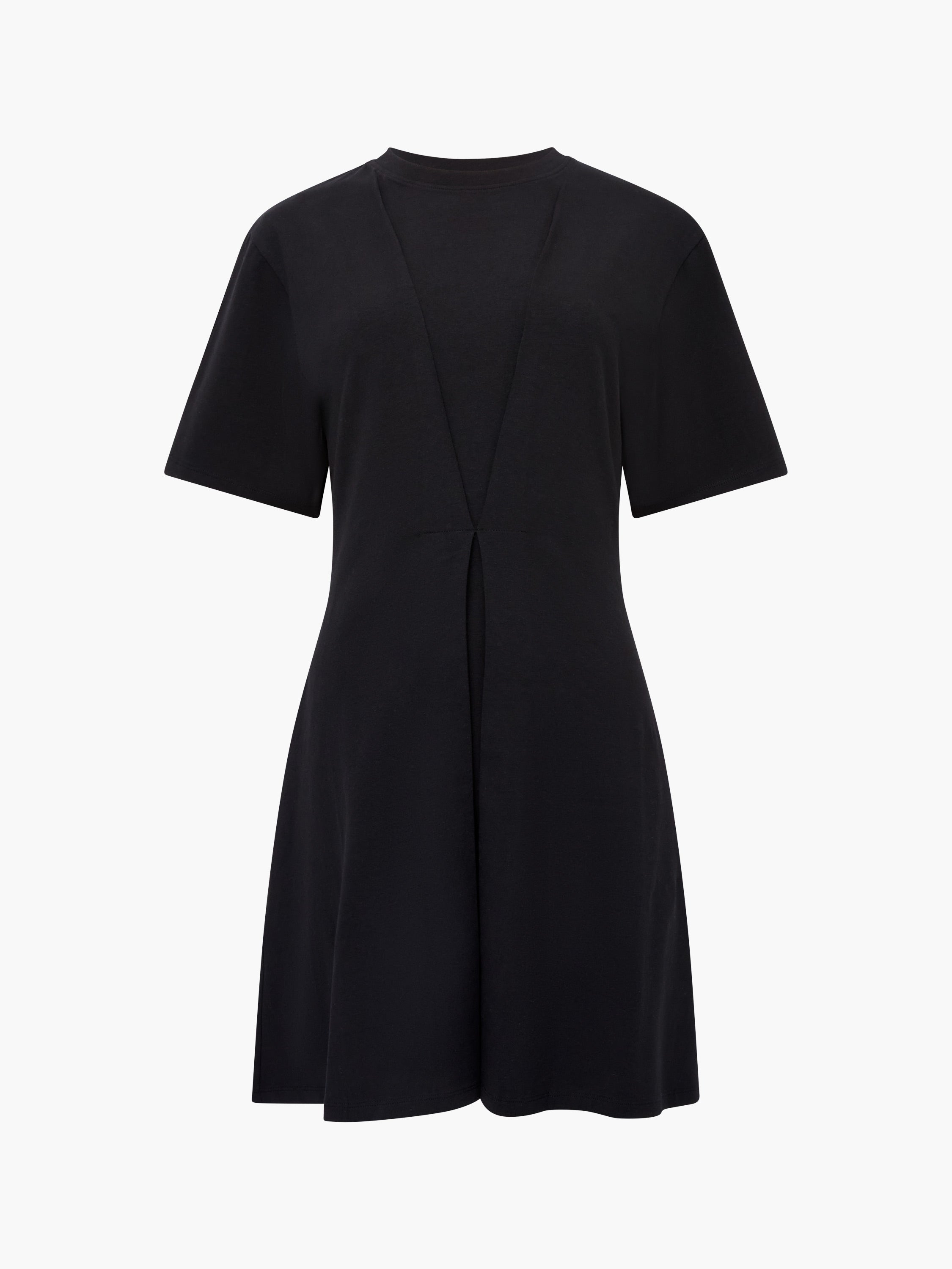 Pleat Flippy Mini Dress