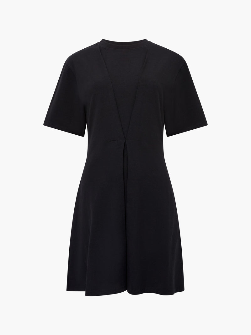 Pleat Flippy Mini Dress