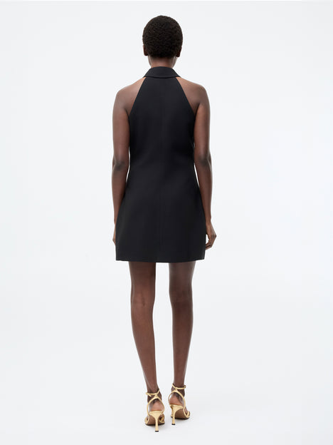 Halterneck Blazer Mini Dress
