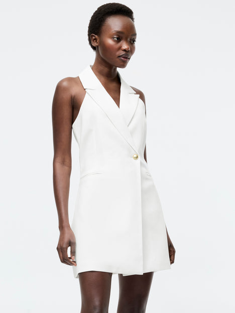 Halterneck Blazer Mini Dress