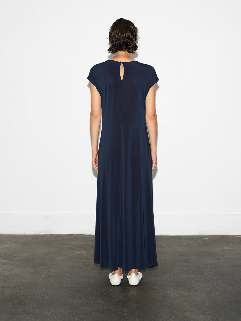 Samira Jersey Gathered Maxi Dress