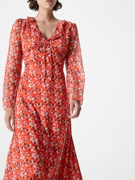 Rebecca Emina V Neck Dress
