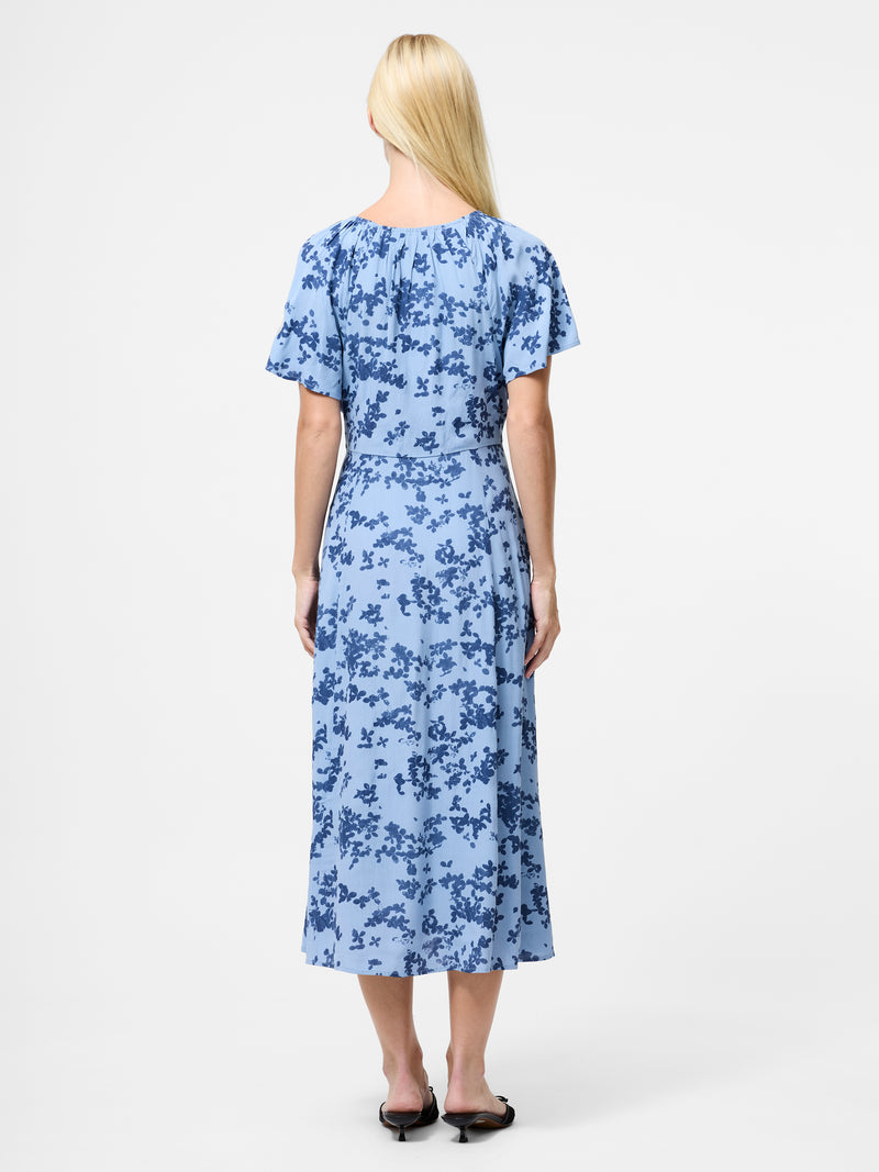 Isla Lizzie Eco Crepe V-Neck Midi Dress