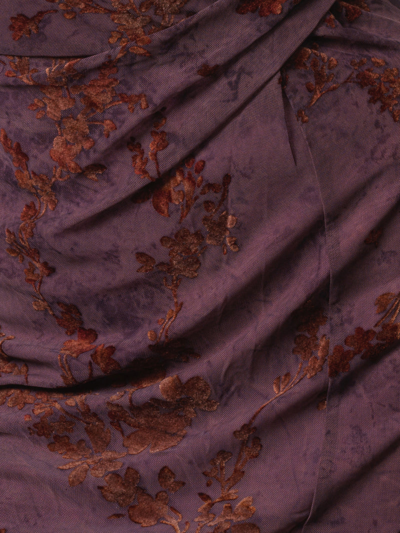 Kenny Devore Mesh Long Sleeve Dress