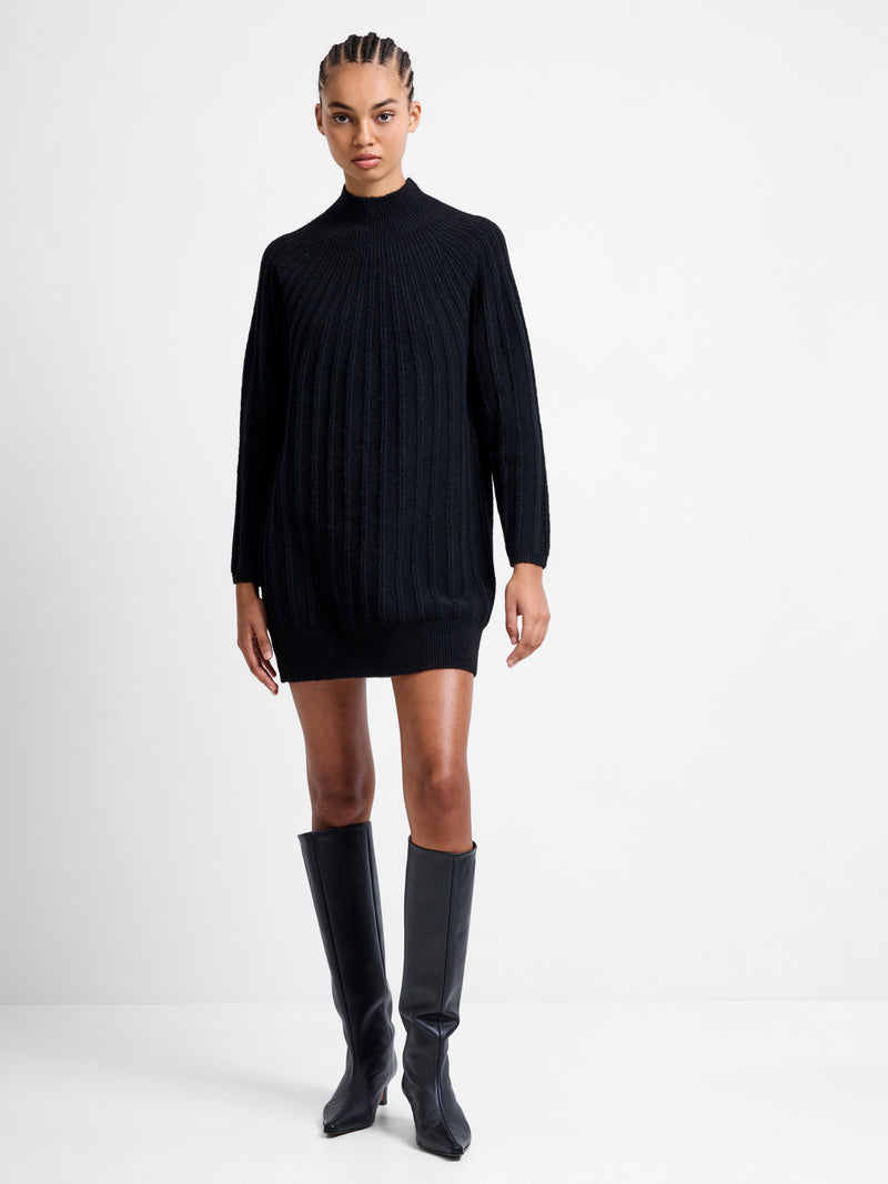 Kezia Recycled Mock Rib Knitted Dress