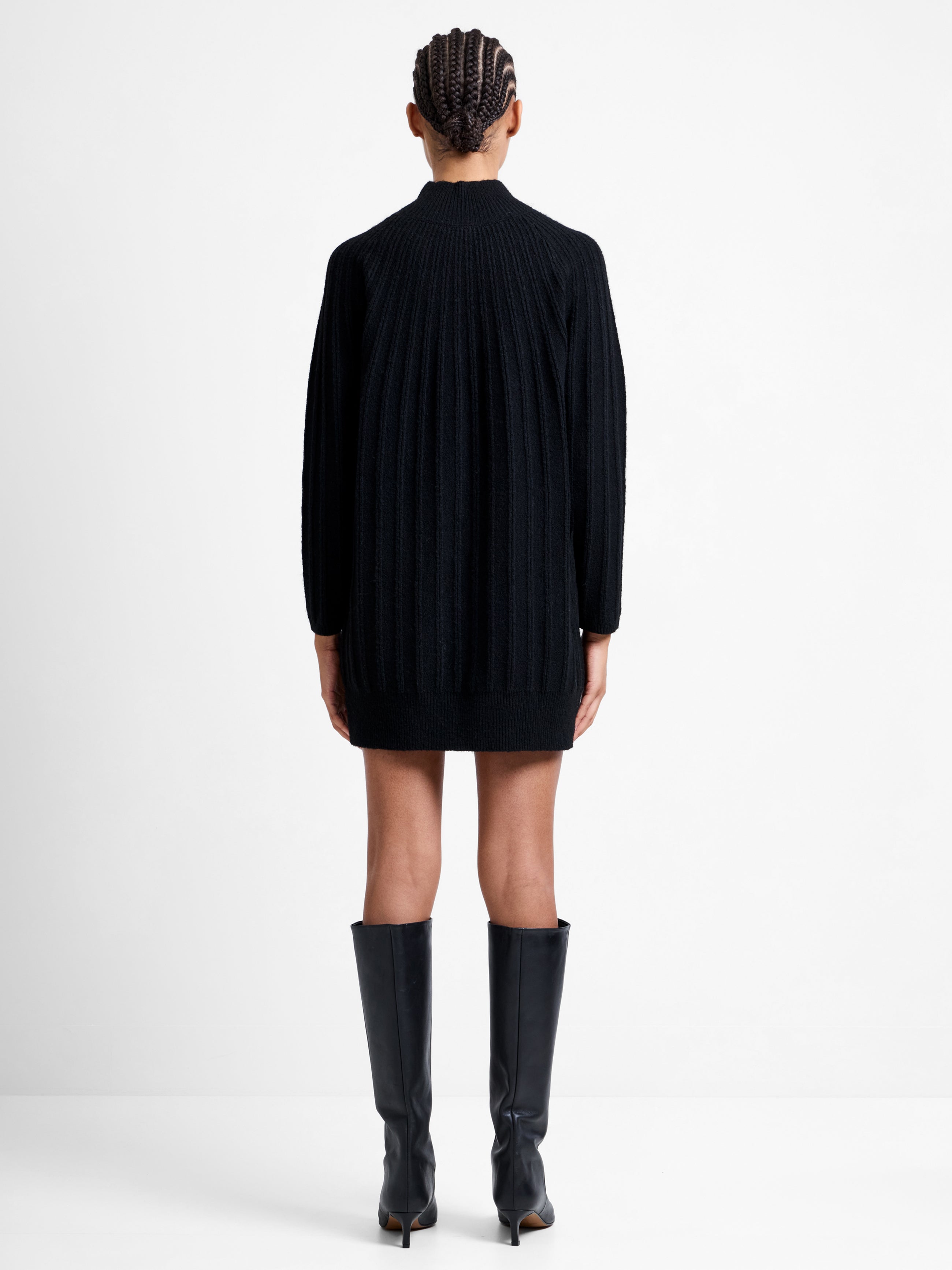 Kezia Recycled Mock Rib Knitted Dress