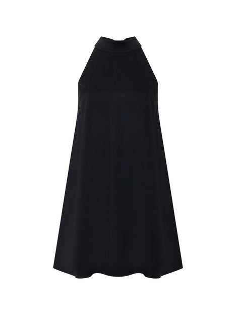 Ennis Eco Satin Babydoll Mini Dress