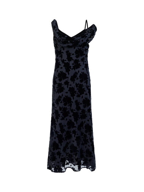 Kara Devore Twisted Midi Dress