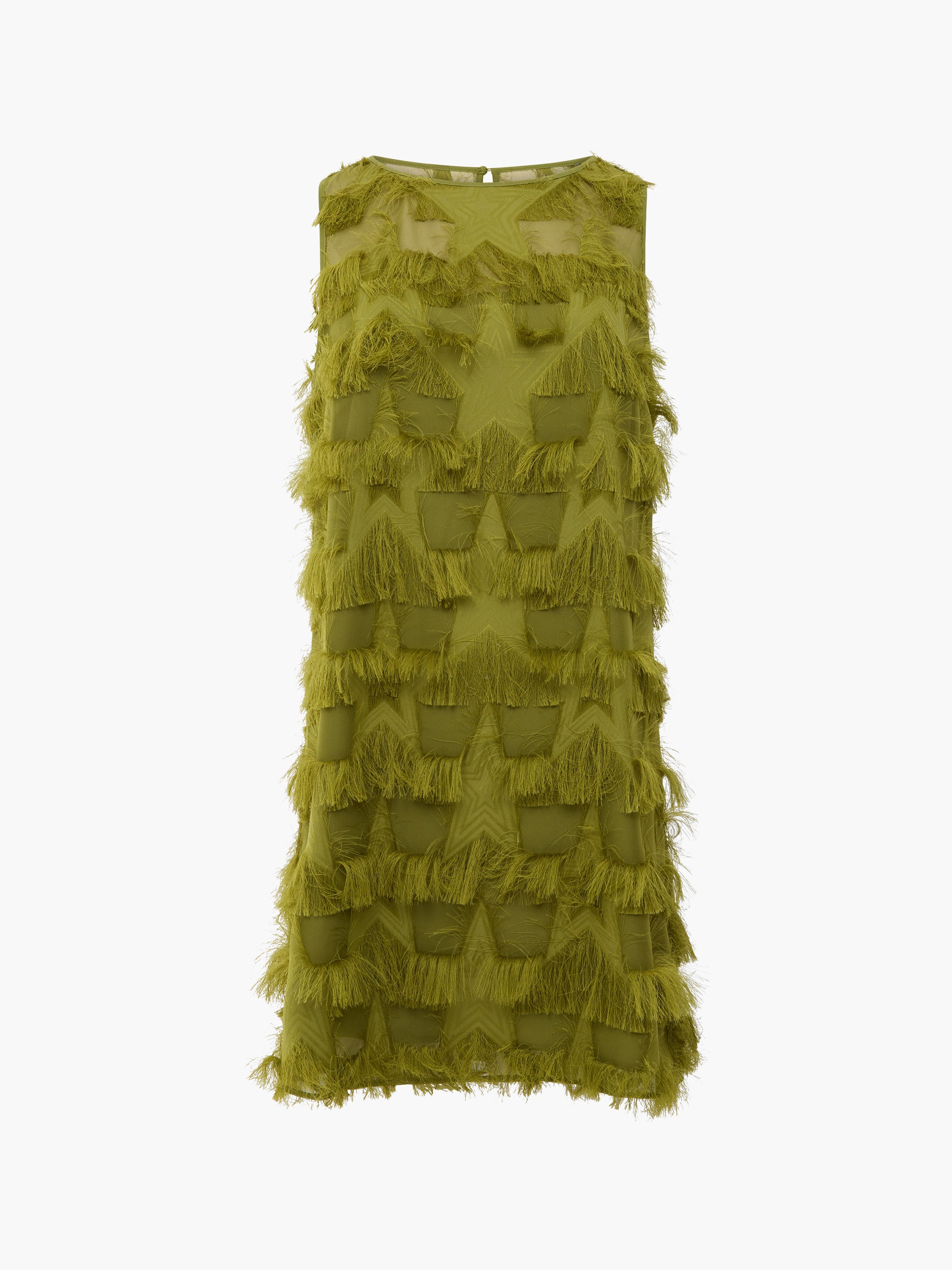 Miley Chiffon Star Fringe Mini Dress