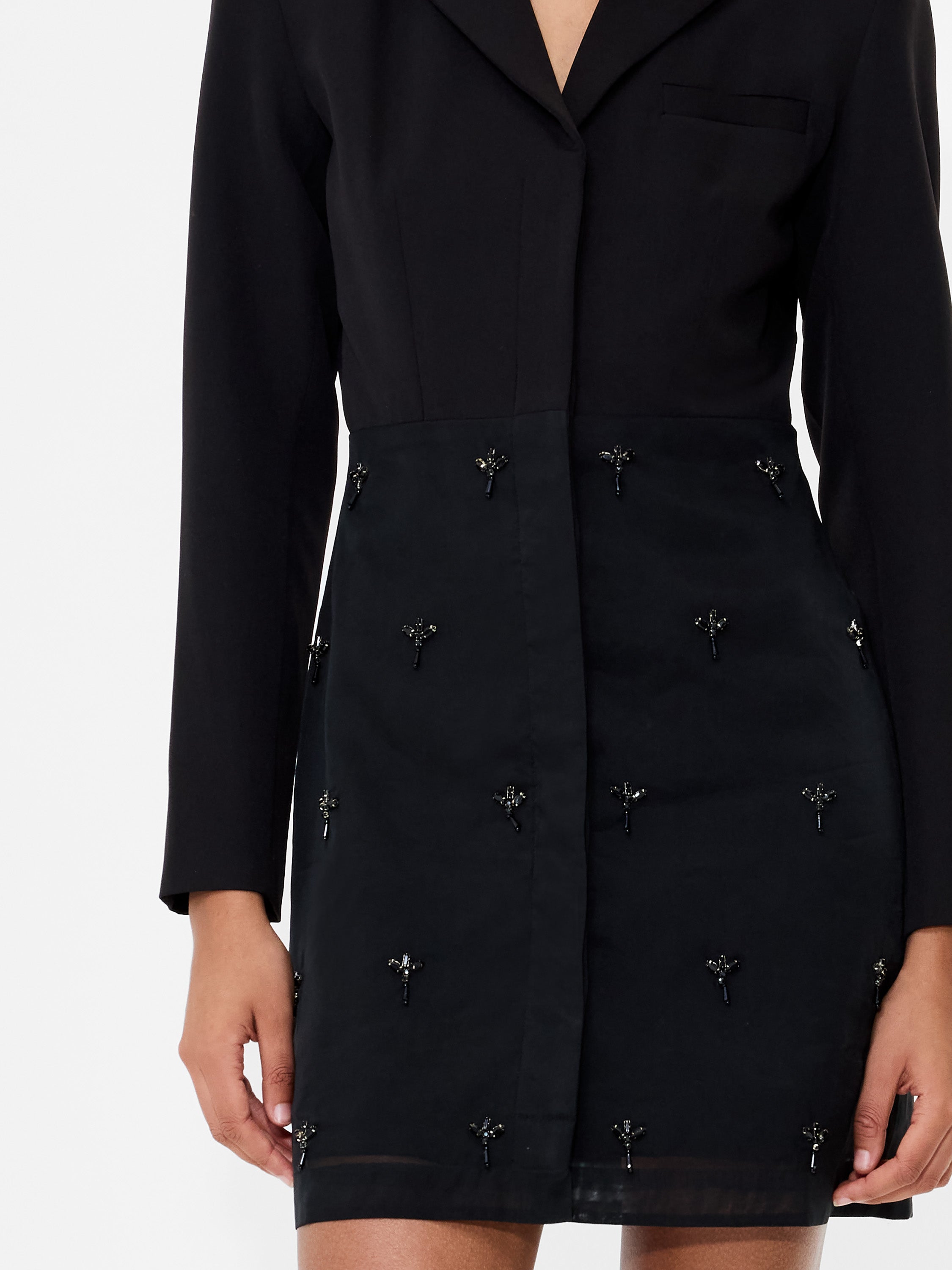 Darcy Embellished Tailored Mini Dress