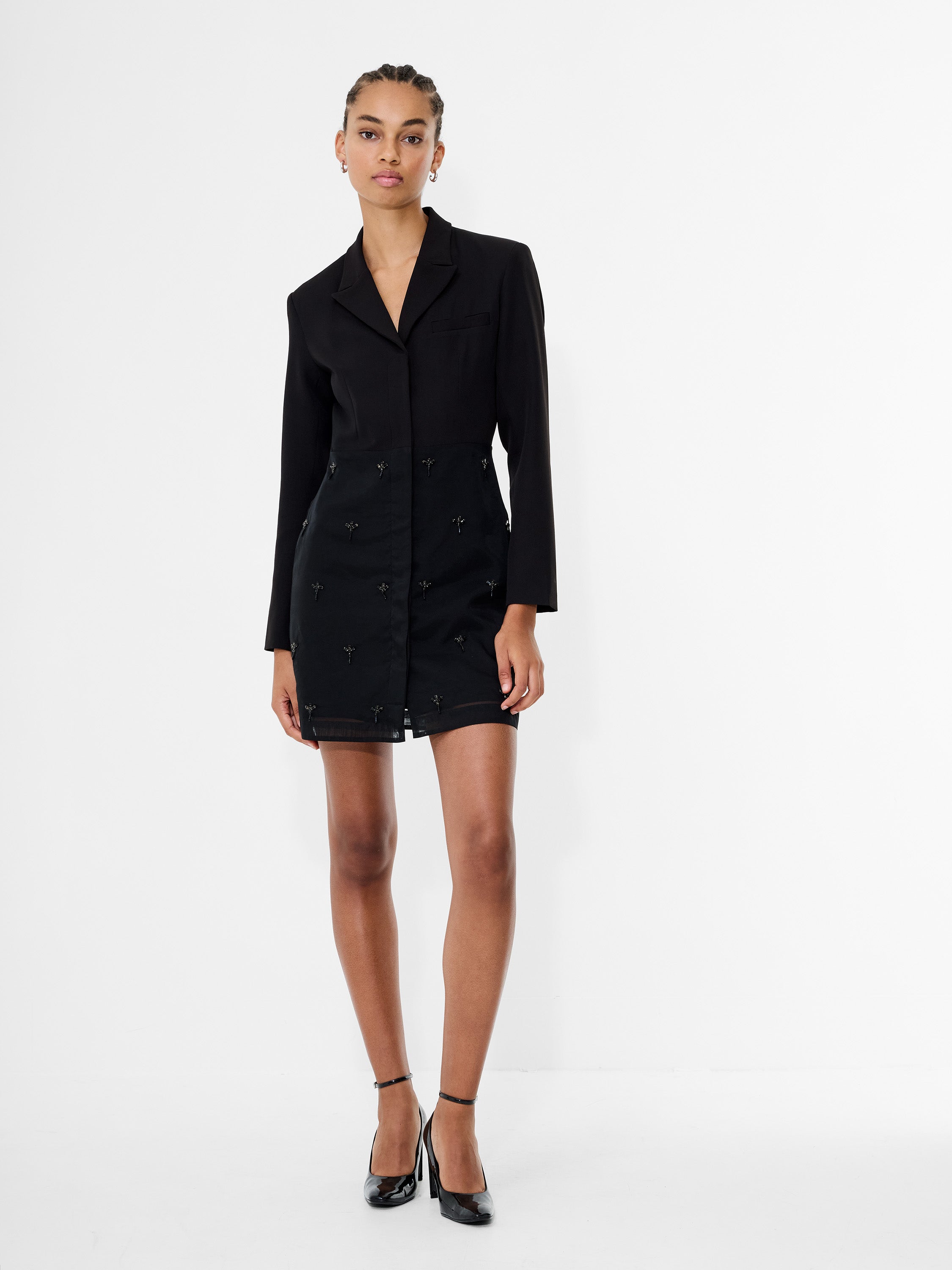 Darcy Embellished Tailored Mini Dress