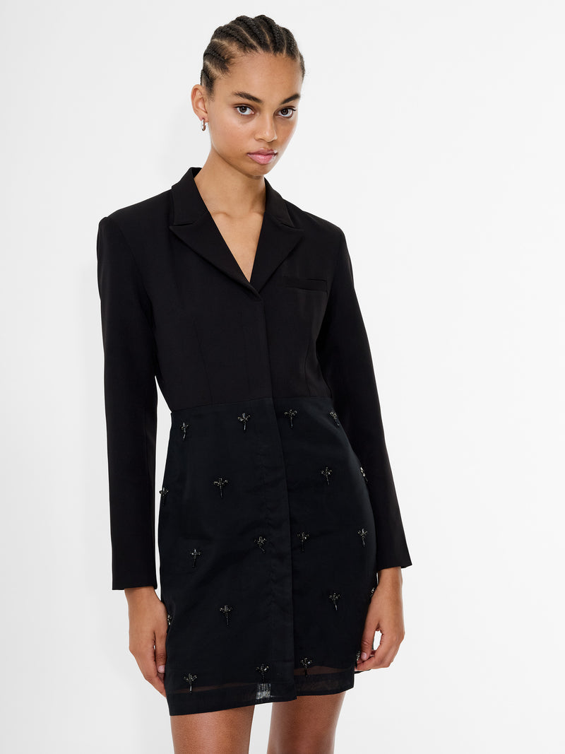 Darcy Embellished Tailored Mini Dress