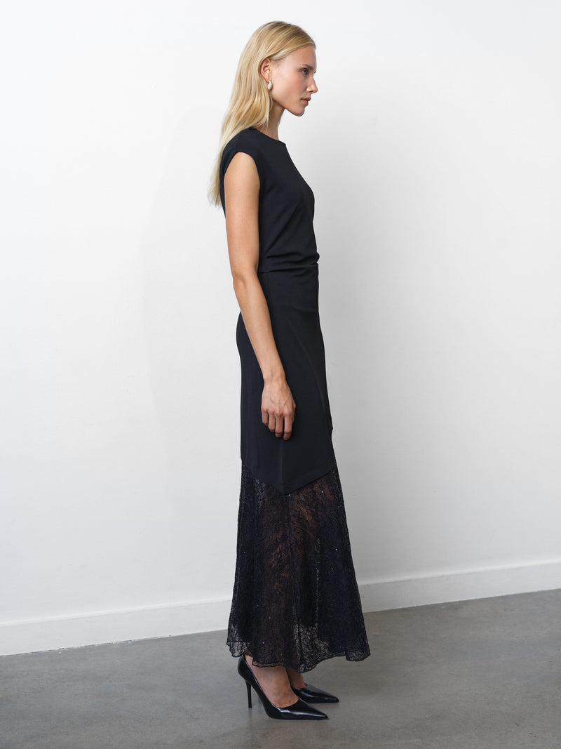 Valetta Lace Sequin Mix Dress