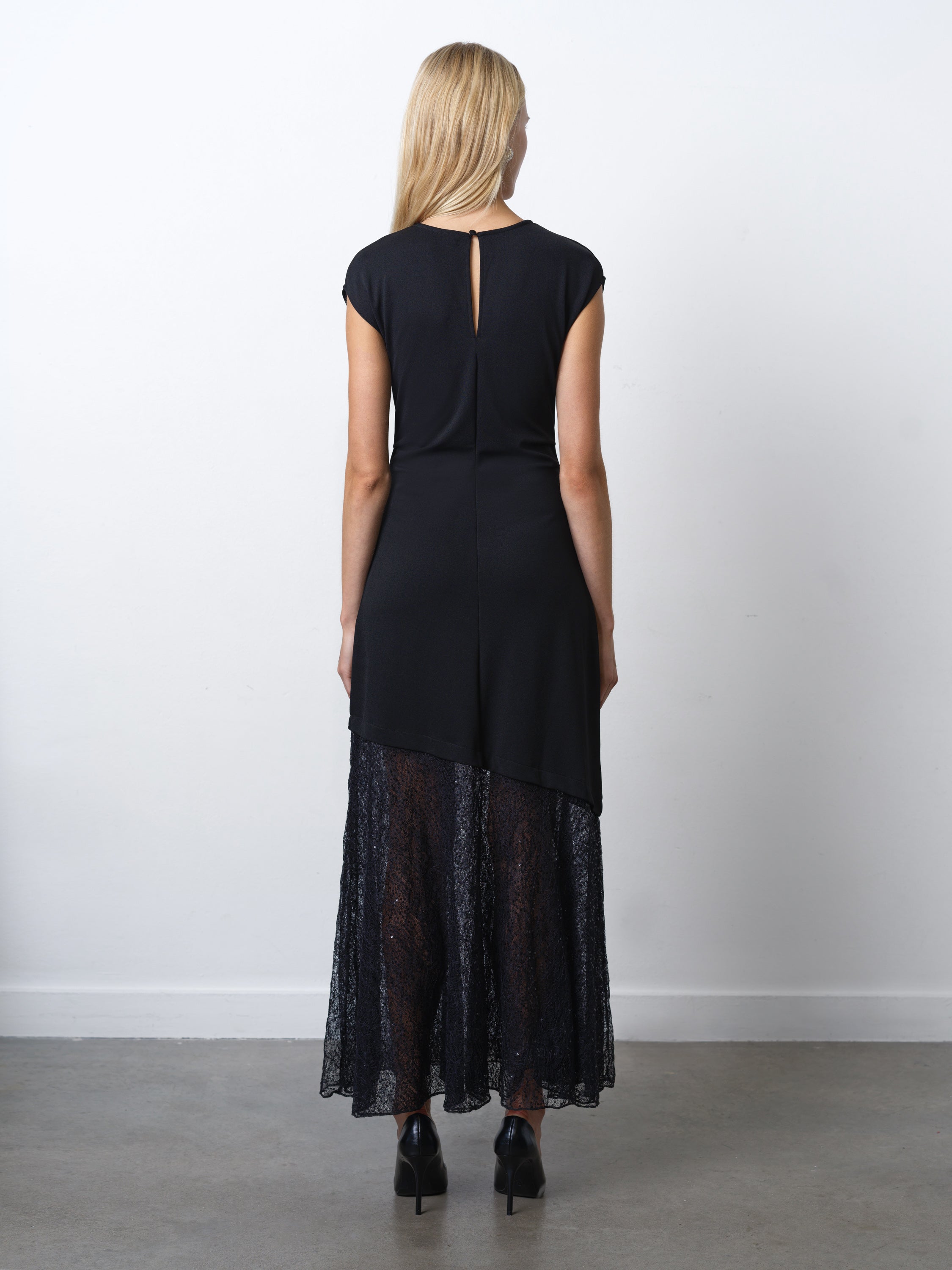 Valetta Lace Sequin Mix Dress