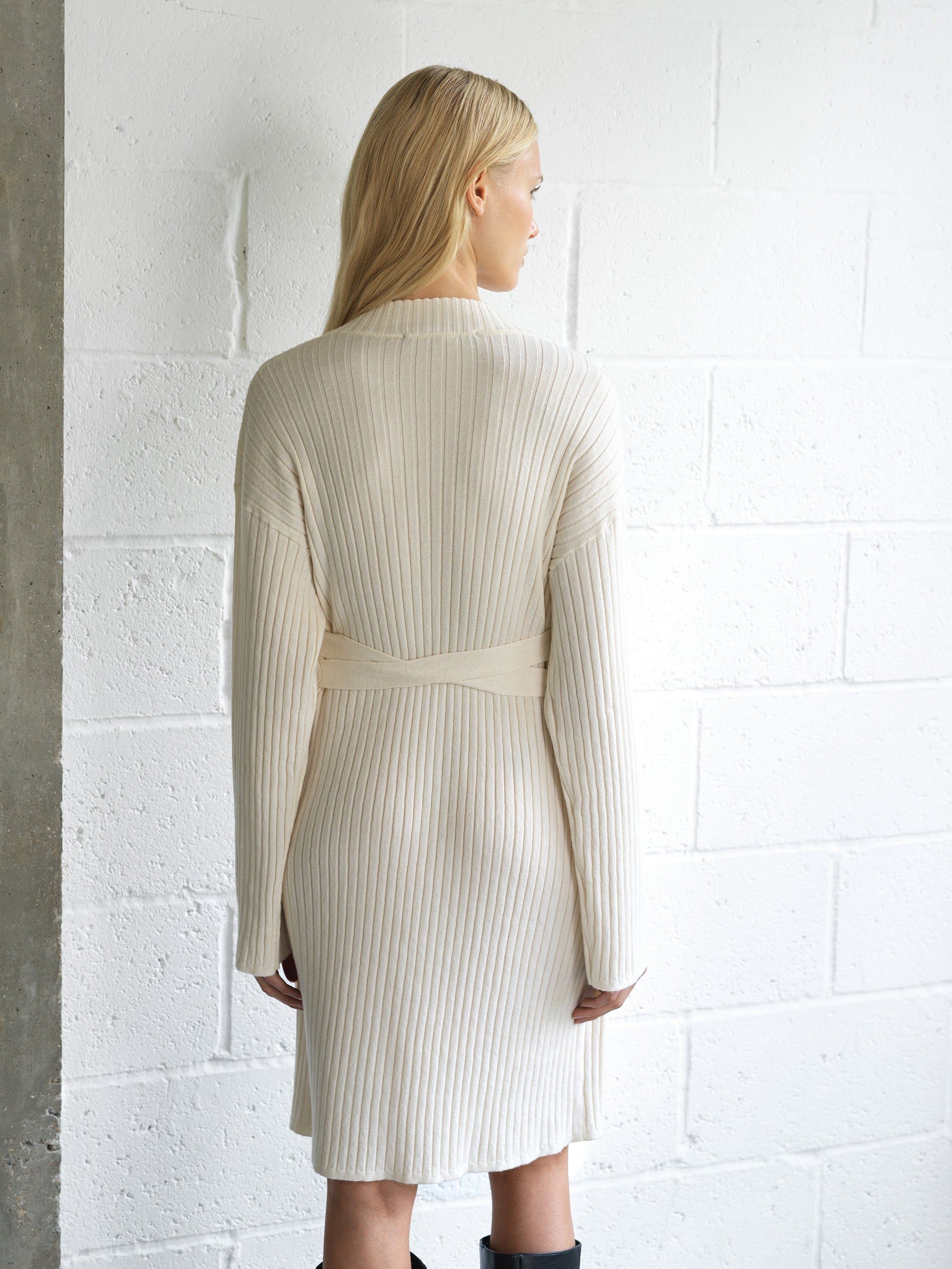 Cammi Knit Long Sleeve Belted Dress