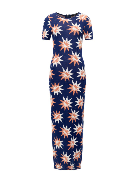 Imelda Star Jacquard Knit Dress