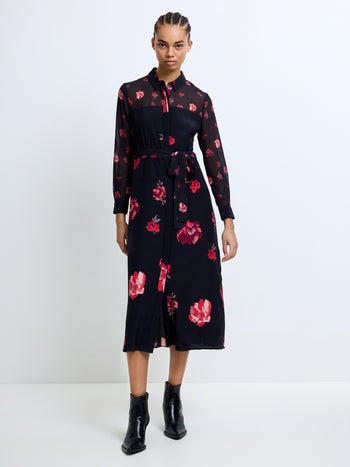 Ella Rose Shirt Dress
