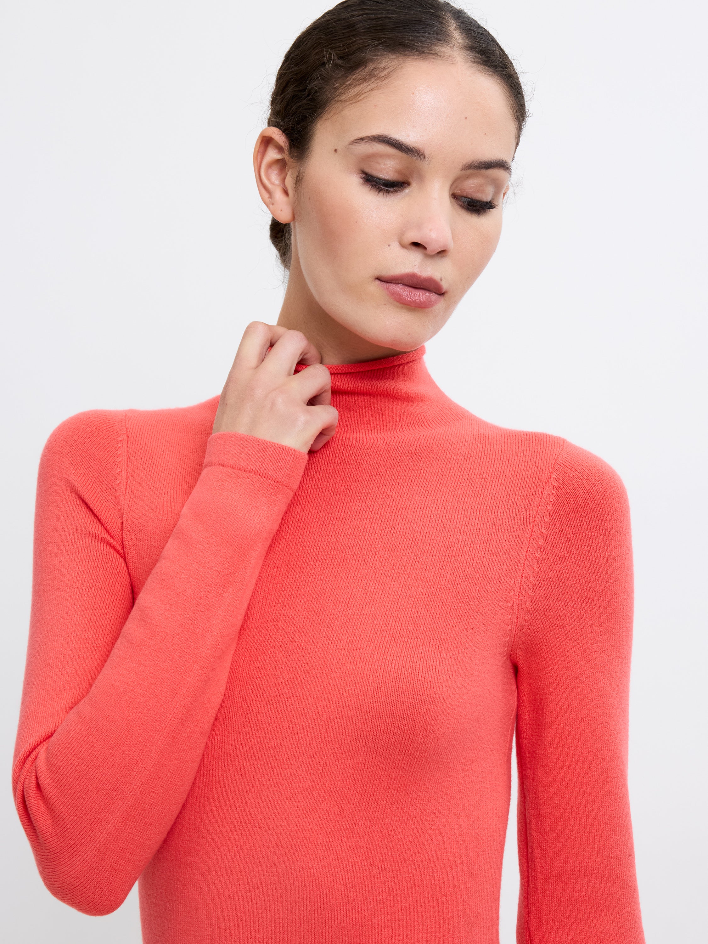 Babysoft Mock Neck Dress