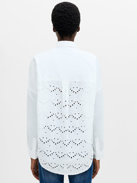 Appelona Broderie Anglaise Popover Shirt