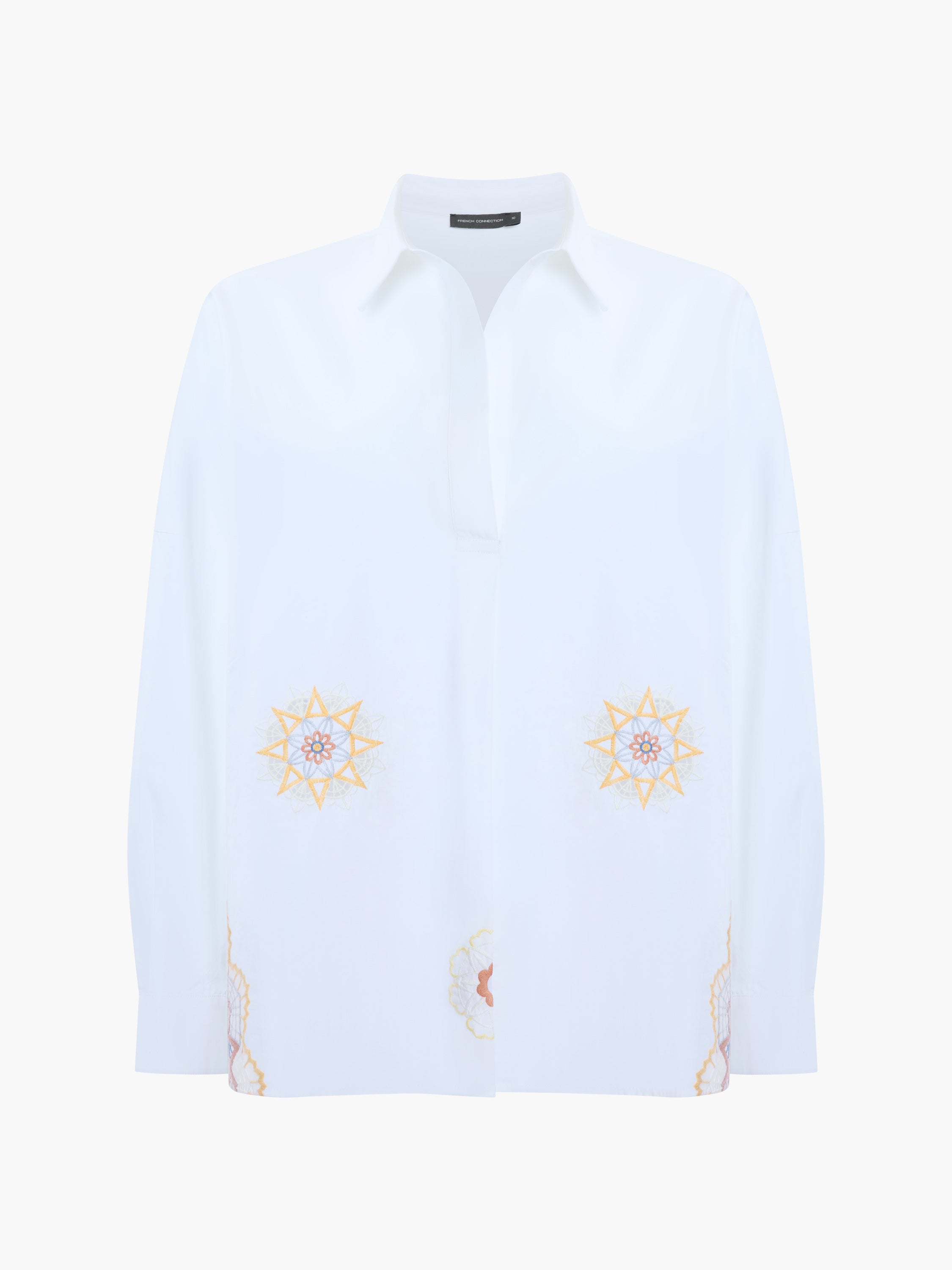 Rhodes Embroidered Poplin Shirt