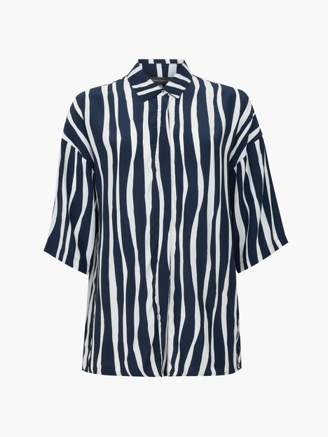 Genevieve Eco Striped Shirt