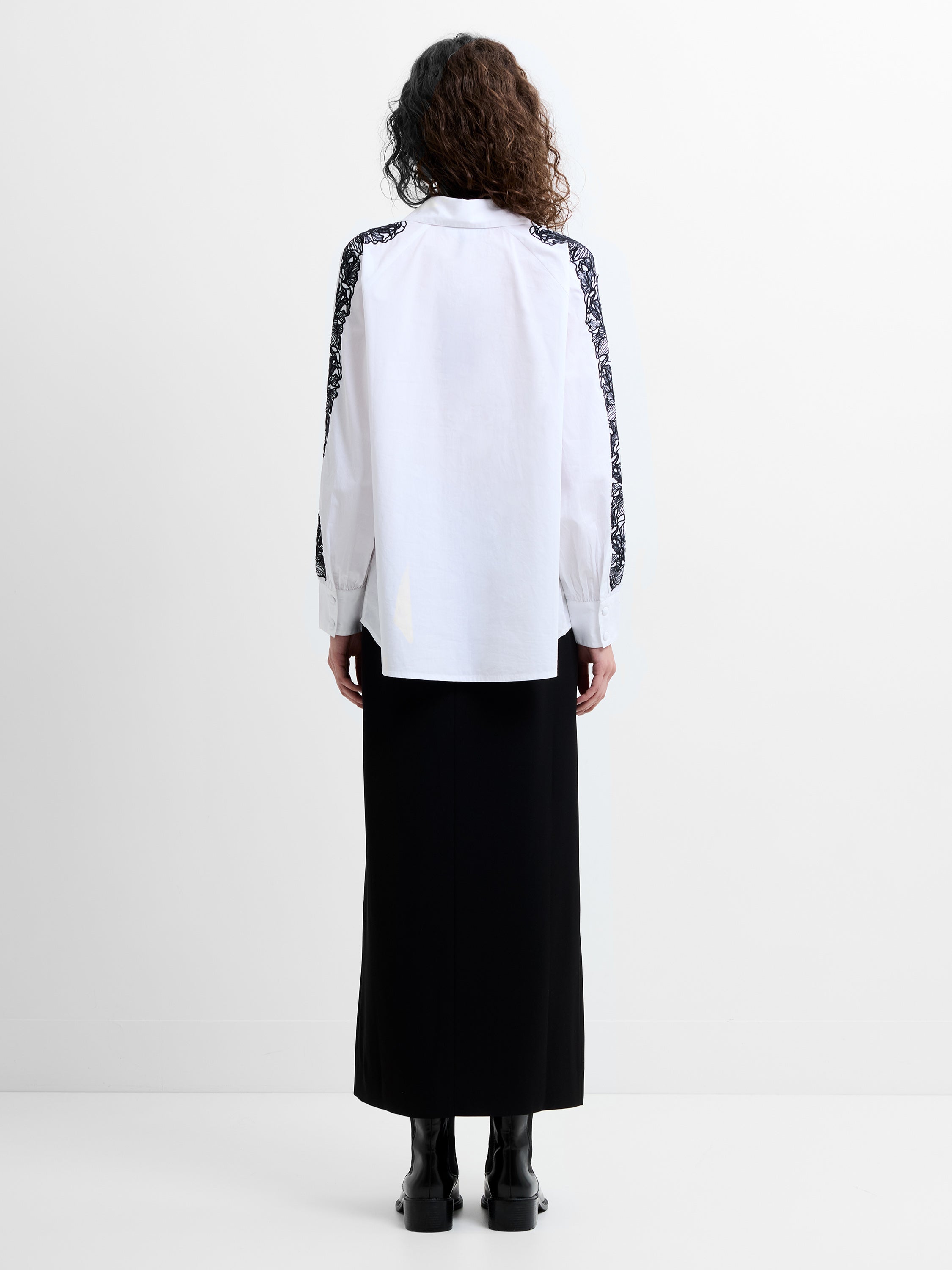 Cambria Cotton Embroidered Shirt