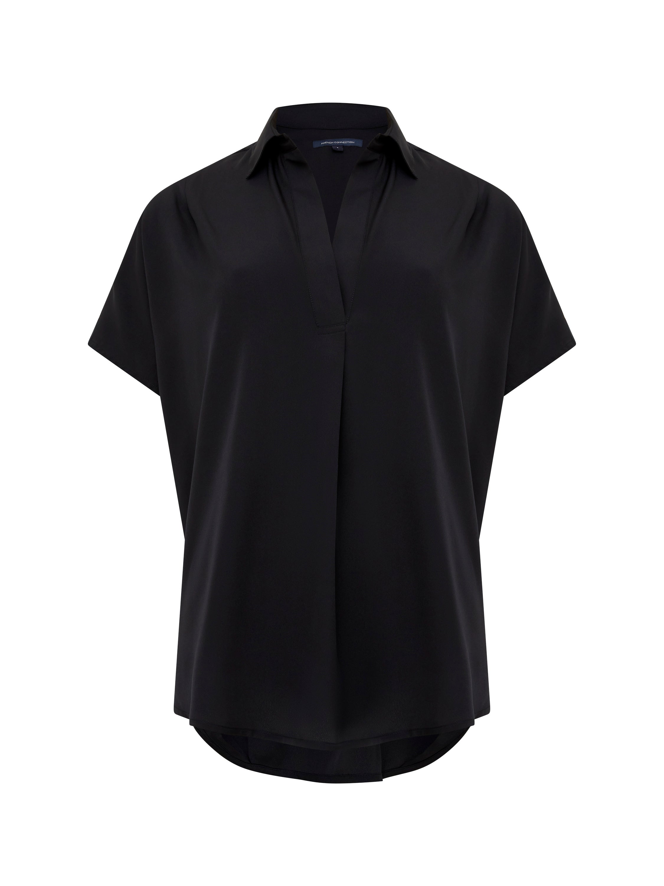 Crepe Light Recycled Popover Shirt