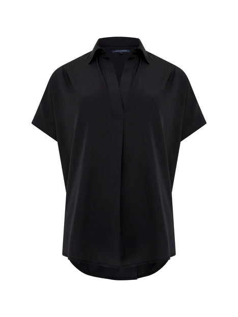 Crepe Light Recycled Popover Shirt