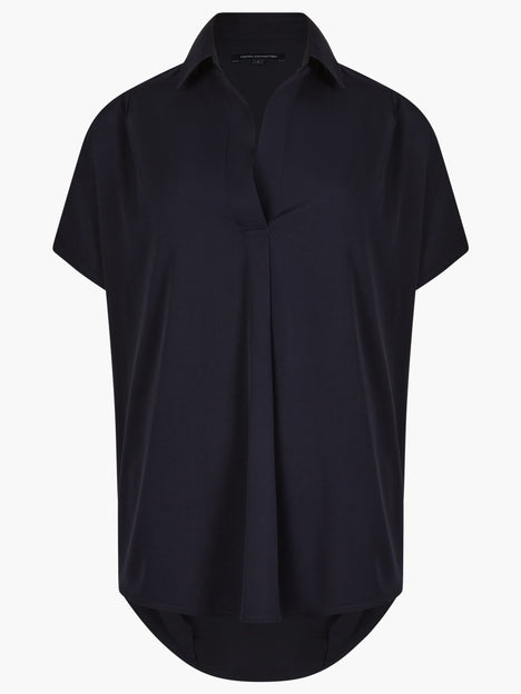 Crepe Light Recycled Popover Shirt