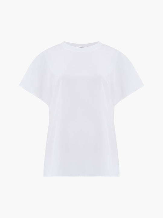 Caprina Recycled Crepe Crew Neck Top