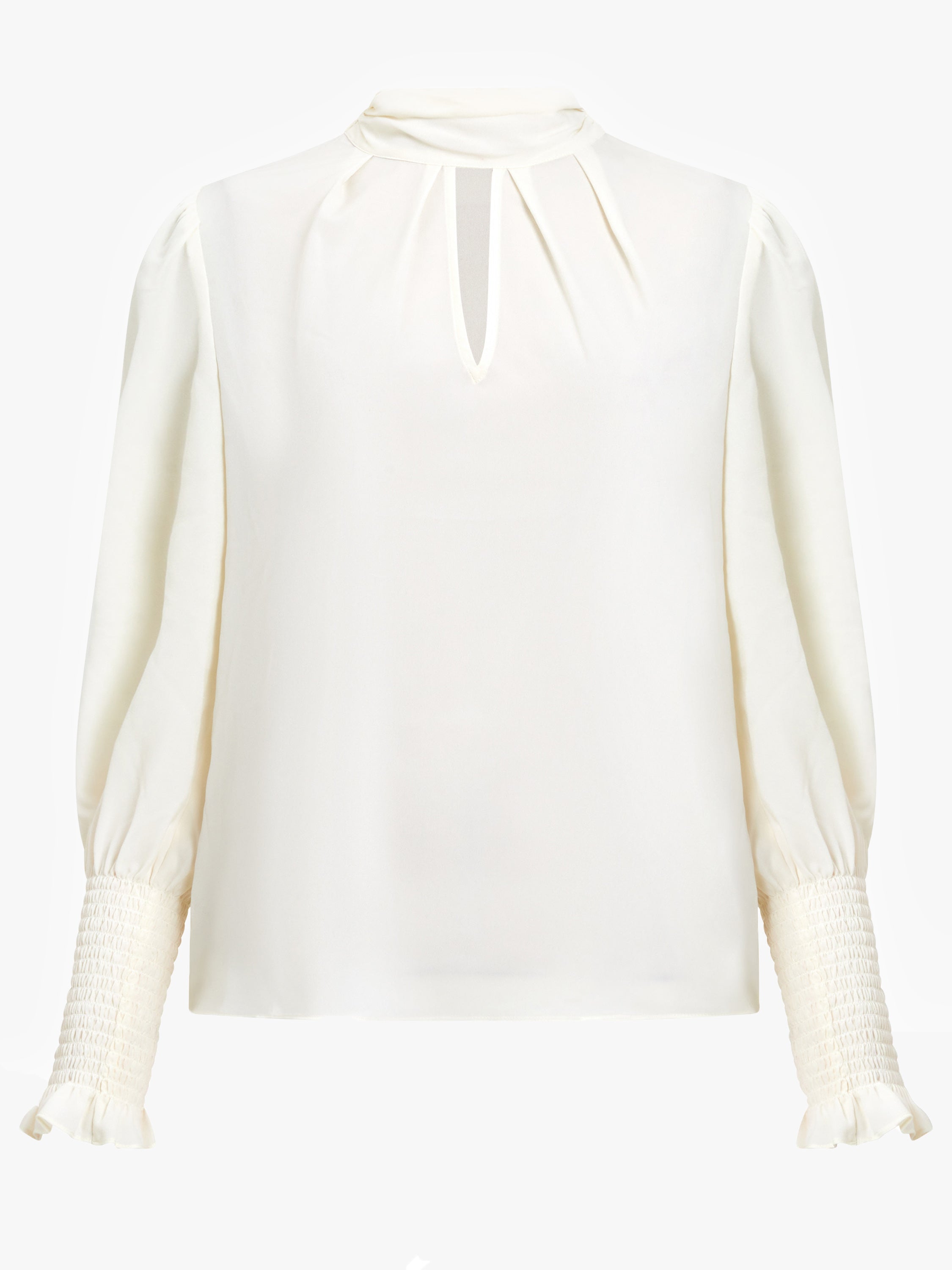 Crepe Light Keyhole Top