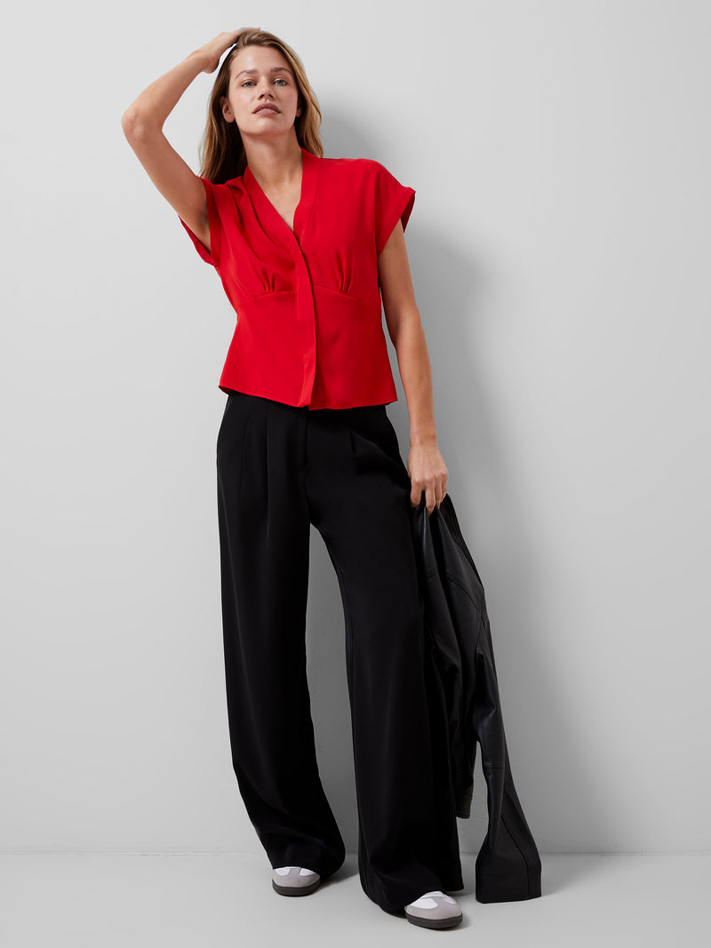 Carmen Recycled Crepe Blouse