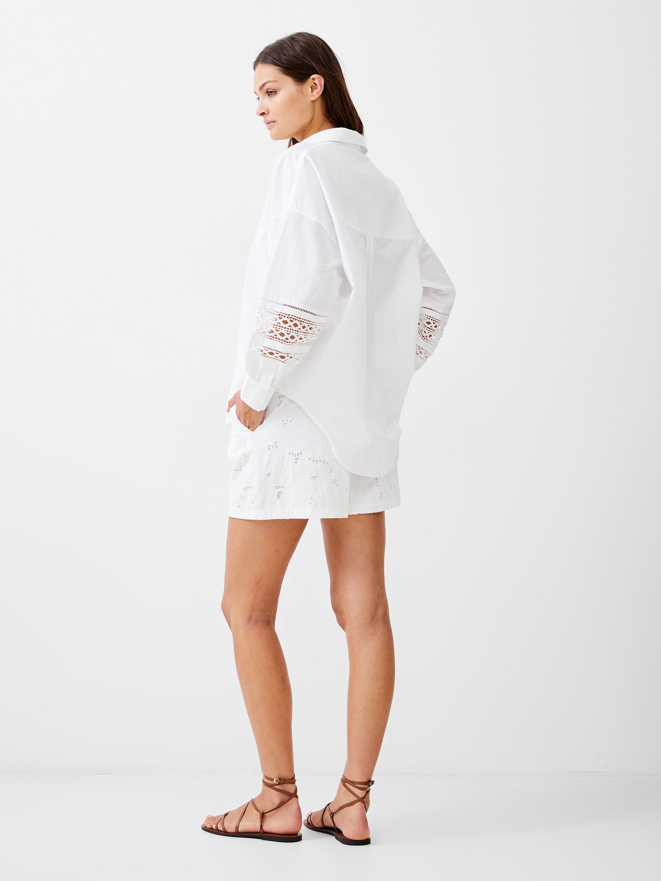 Rhodes Embroidered Long Sleeve Popover Shirt