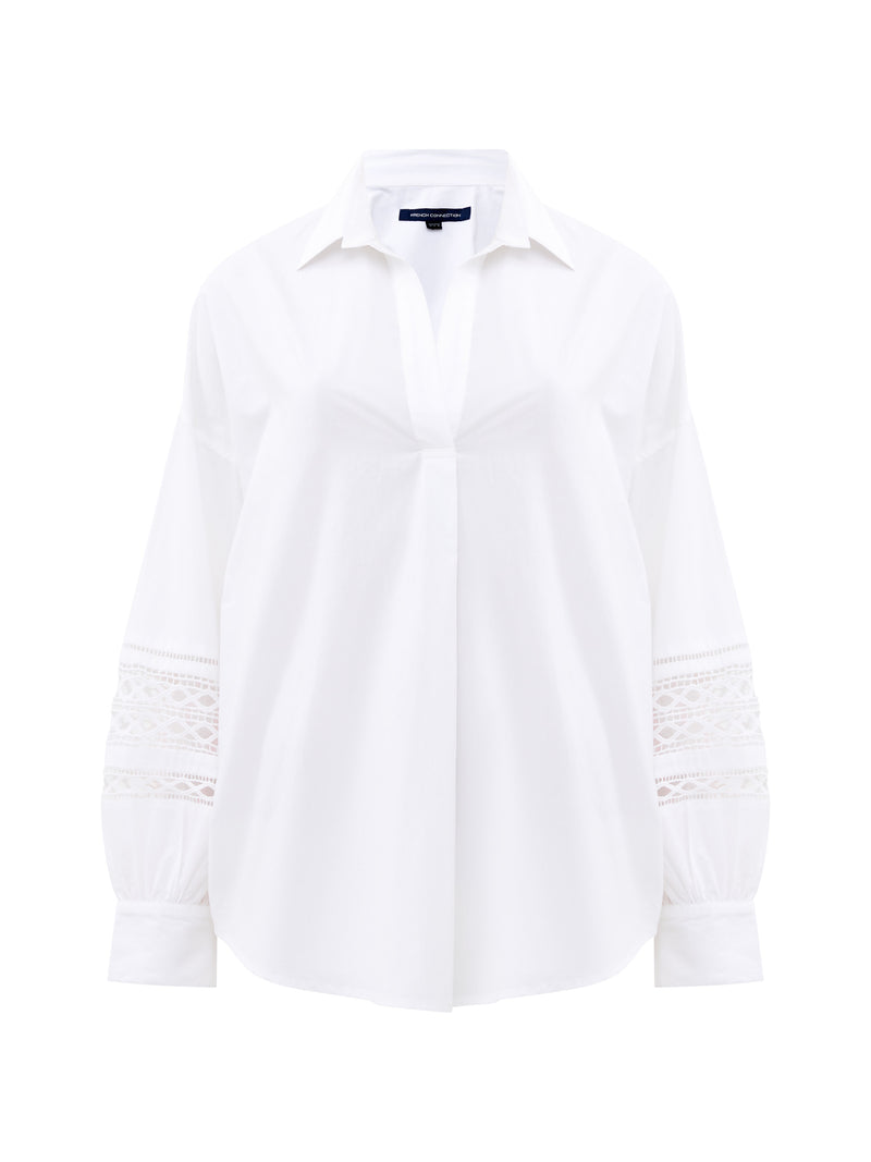 Rhodes Embroidered Long Sleeve Popover Shirt