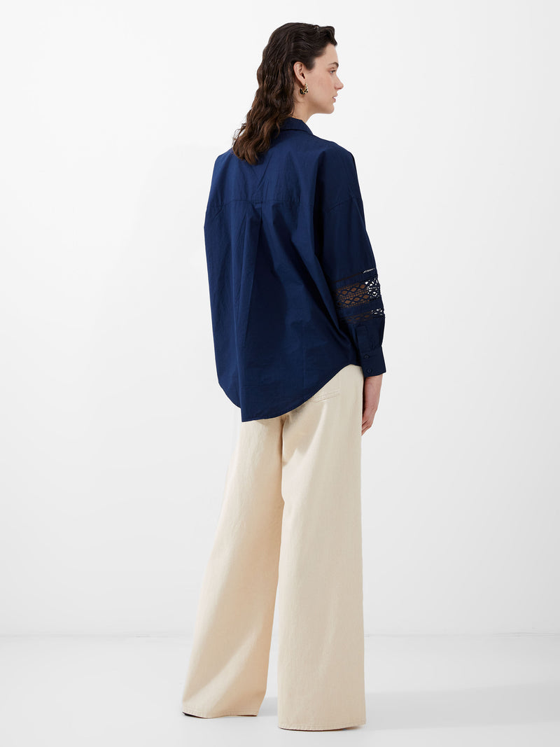 Rhodes Embroidered Long Sleeve Popover Shirt