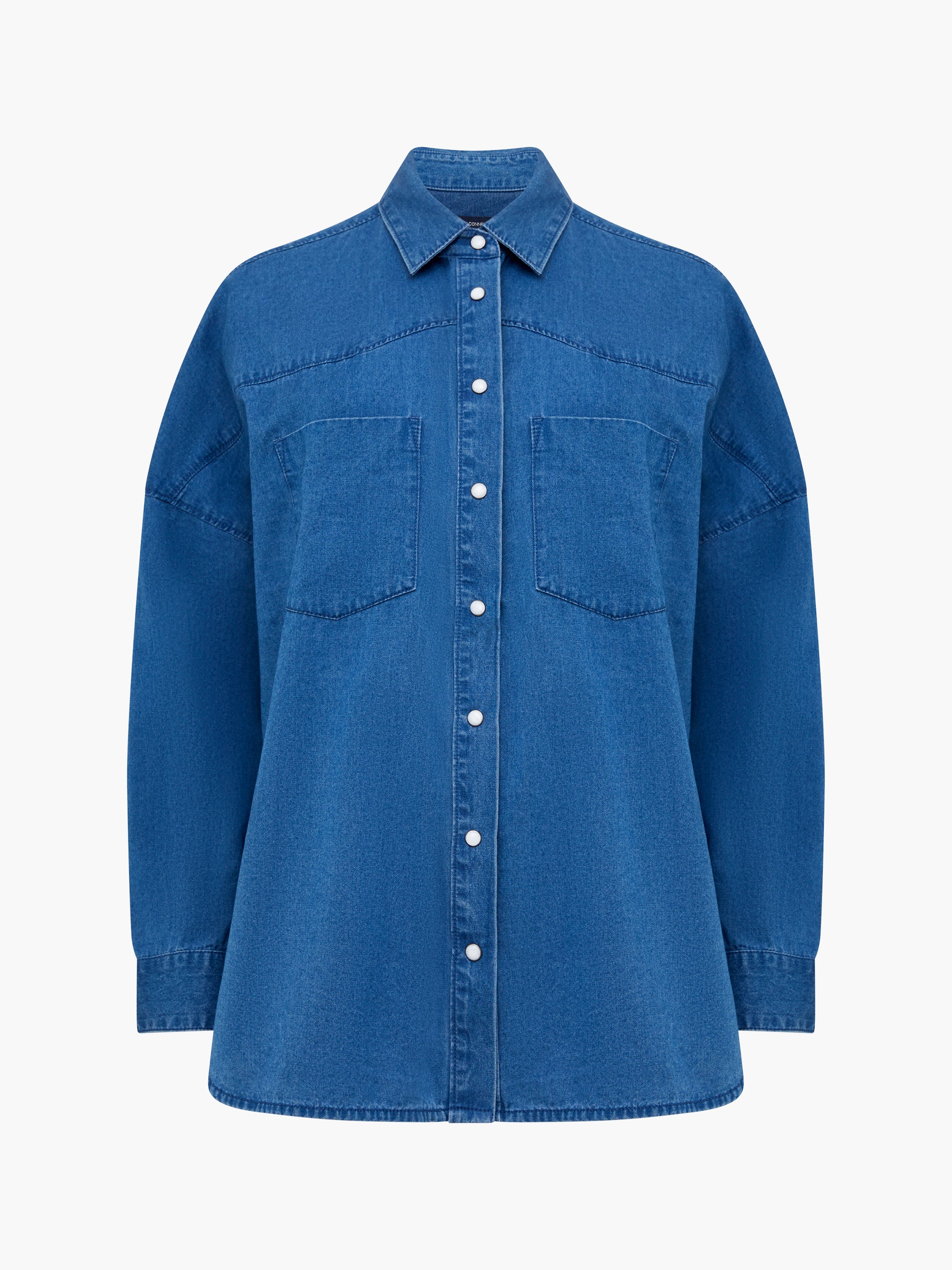 Zaves Chambray Denim Shirt
