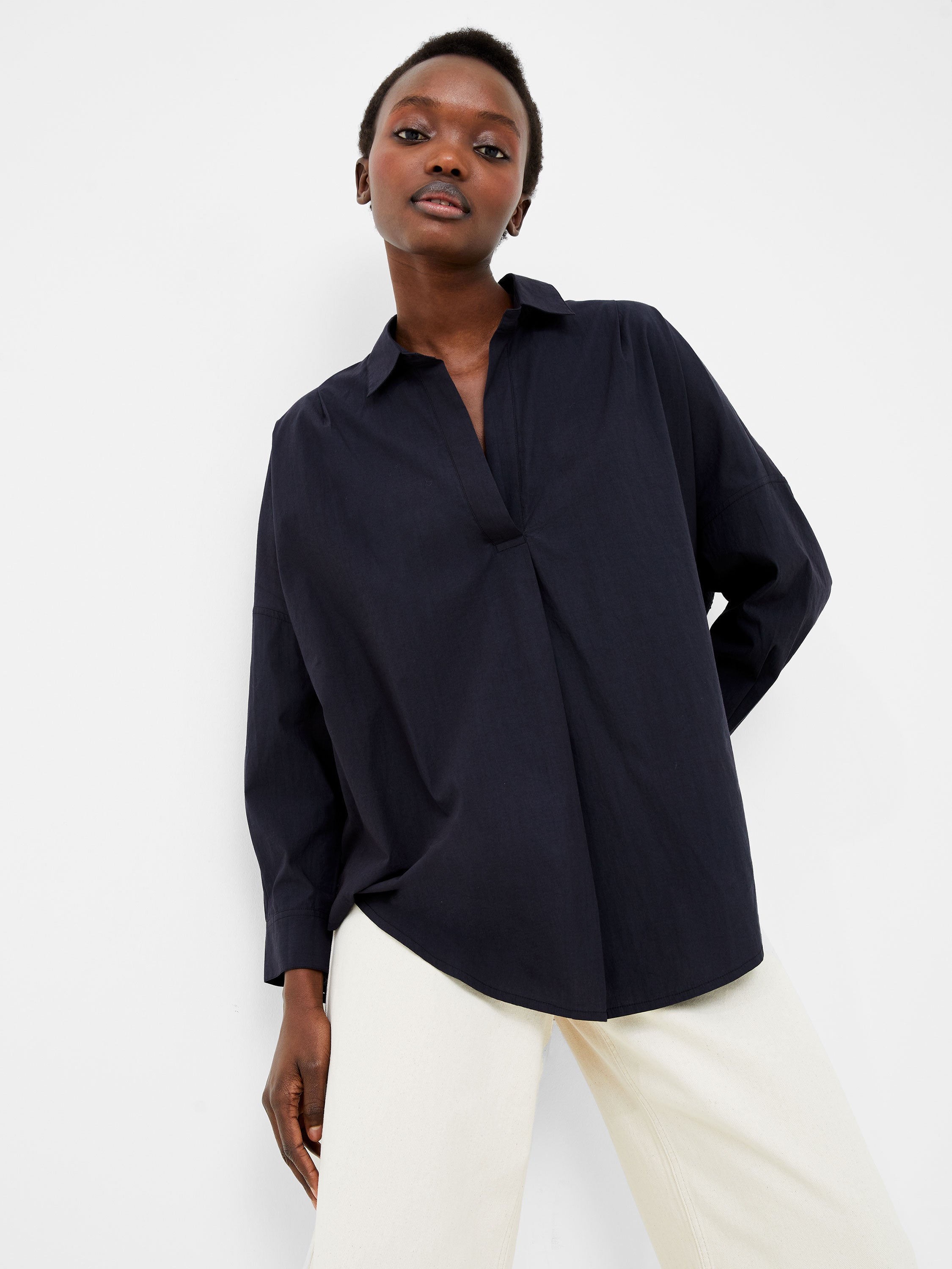Appelona Broderie Anglaise Popover Shirt
