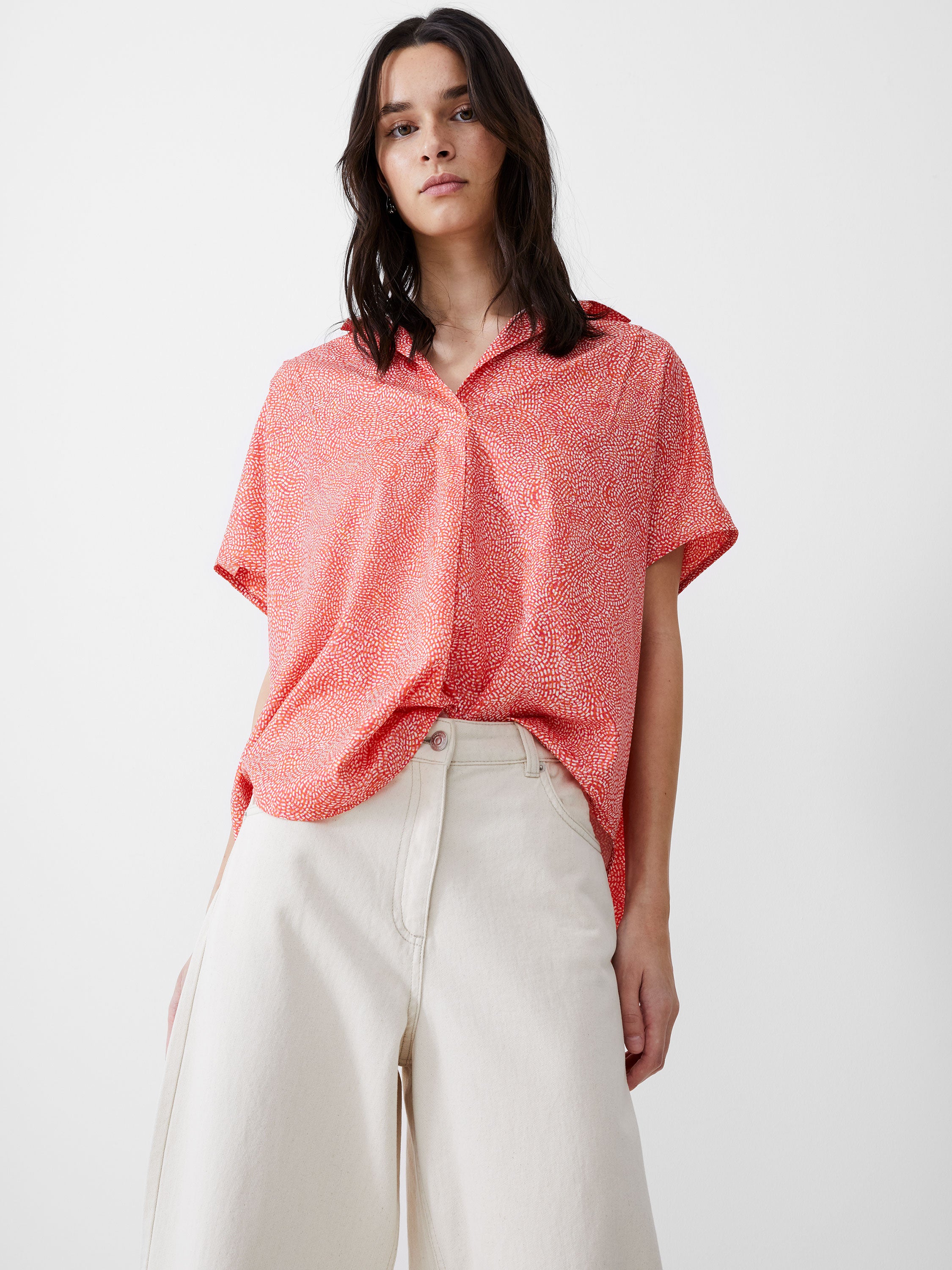 Bernice Crepe Light Popover Shirt