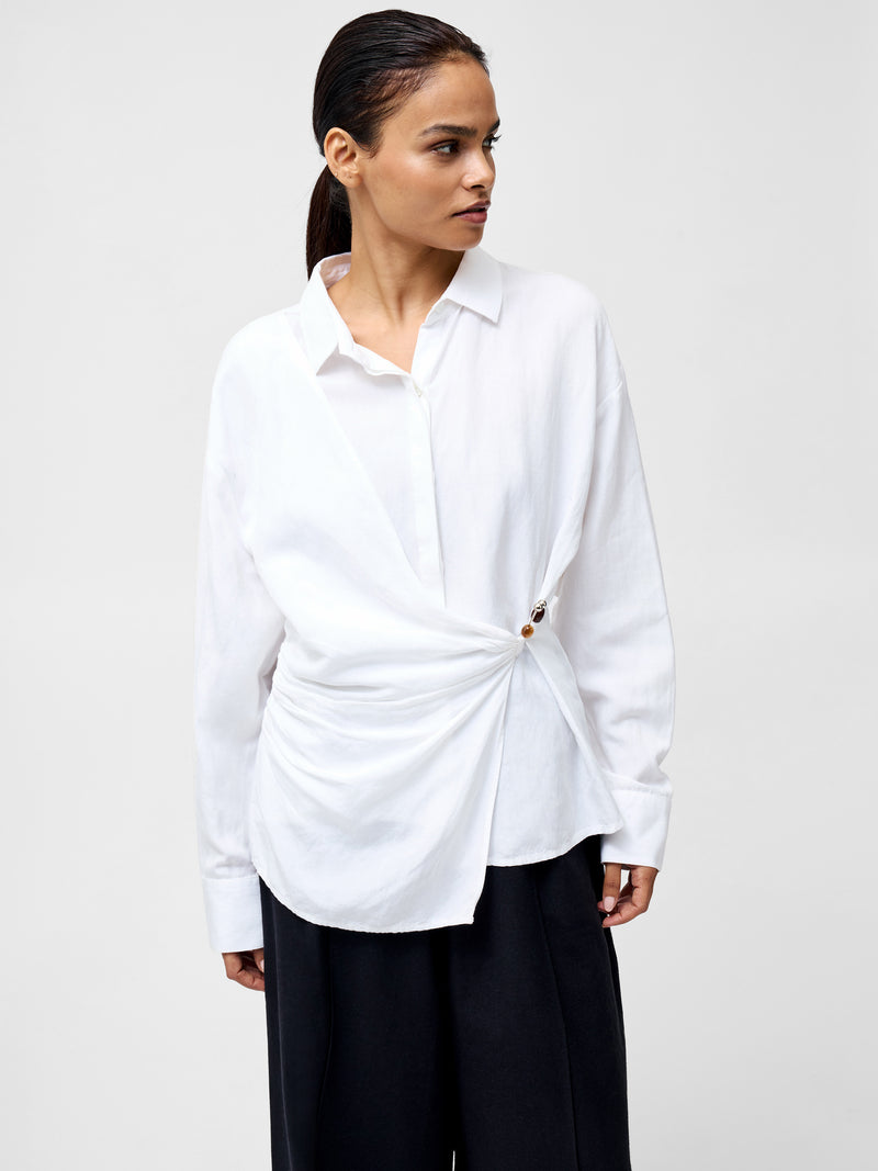 Auri Linen Clasp Shirt